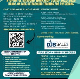 Burke Rehabilitation and NYSPMR Ultrasound Workshop Session #2 (Hip)